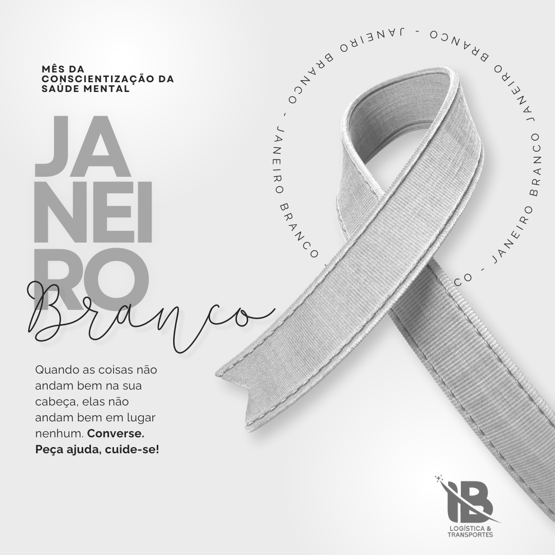 Janeiro Branco | Mês da conscientização sobre a saúde mental.